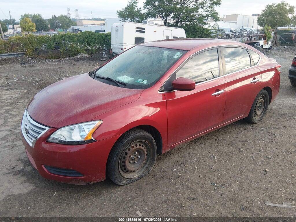 3N1AB7AP5FL637614 2015 NISSAN SENTRA photo no. 2