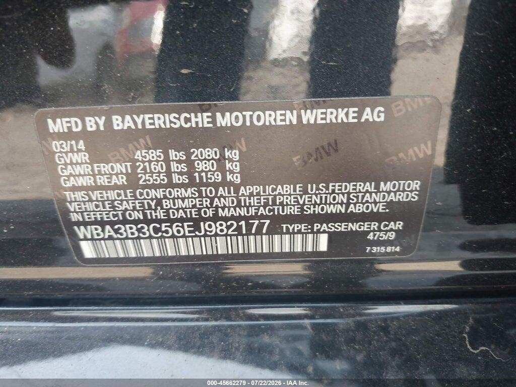 WBA3B3C56EJ982177 2014 BMW 328I photo no. 9
