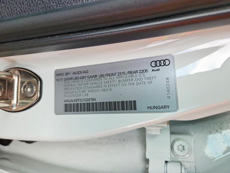 2018 AUDI A3 PREMIUM — Фото 13 из 13
