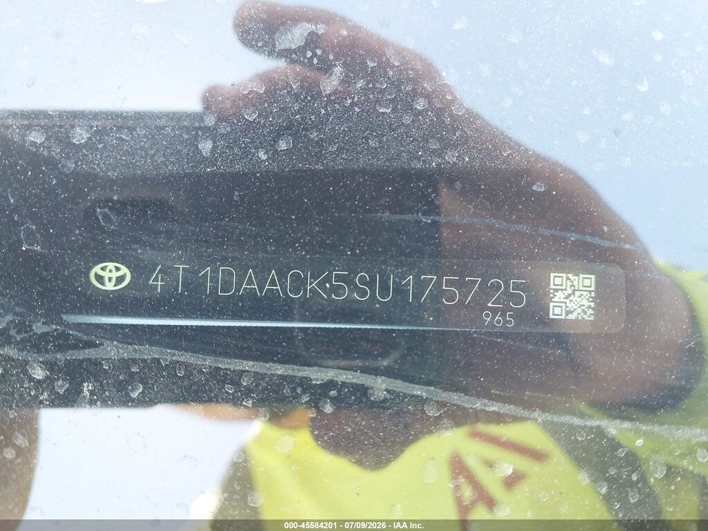 4T1DAACK5SU175725 2025 TOYOTA CAMRY photo no. 9