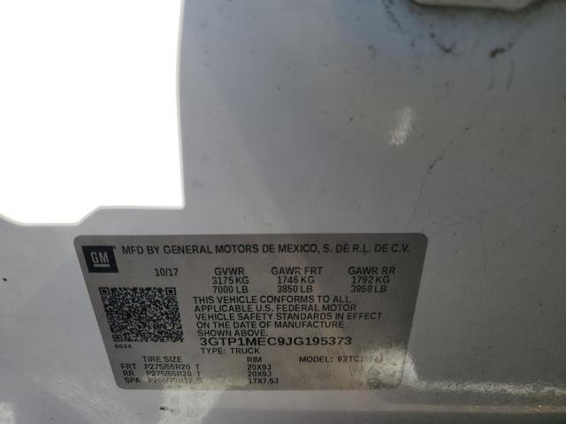 3GTP1MEC9JG195373 2018 GMC SIERRA photo no. 12