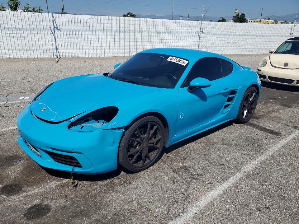 2018 PORSCHE CAYMAN WP0AB2A85JK278655