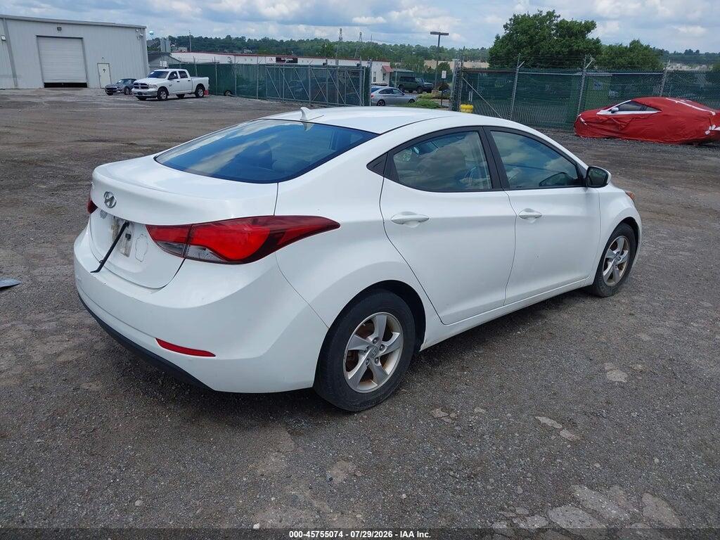 5NPDH4AE1EH486095 2014 HYUNDAI ELANTRA photo no. 4