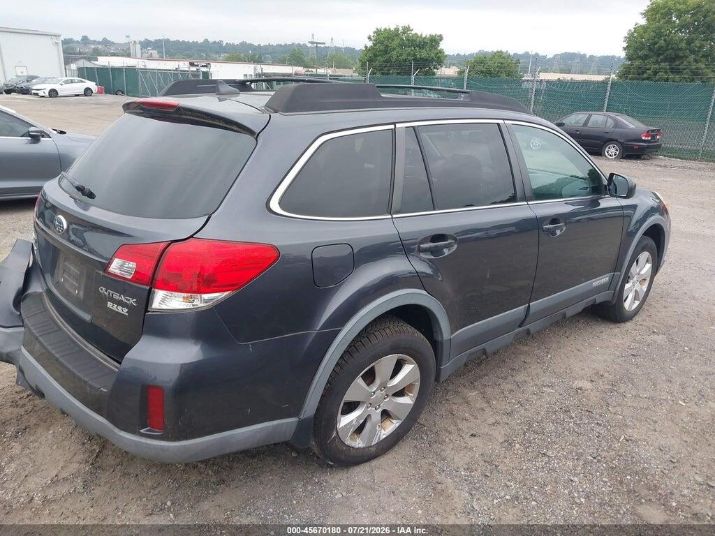 4S4BRBKC3B3358384 2011 SUBARU OUTBACK photo no. 4
