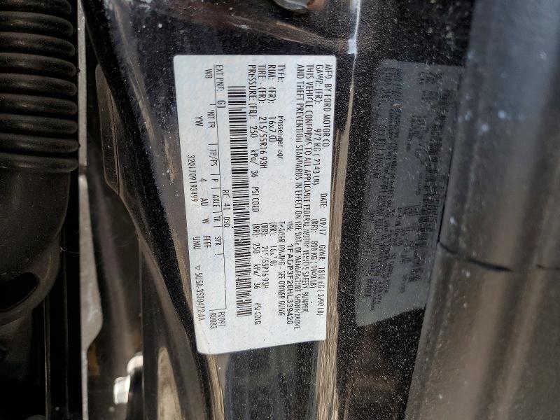 1FADP3F26HL339420 2017 FORD FOCUS photo no. 12