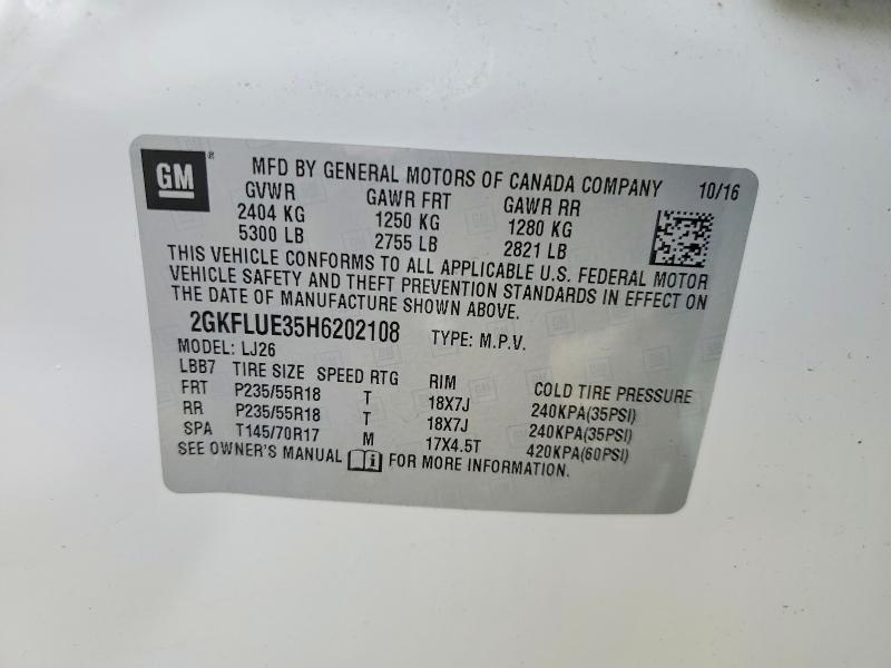 2017 GMC TERRAIN SLT — Фото 13 из 13
