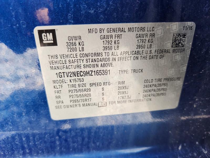 2017 GMC SIERRA K1500 SLT — Фото 12 из 12