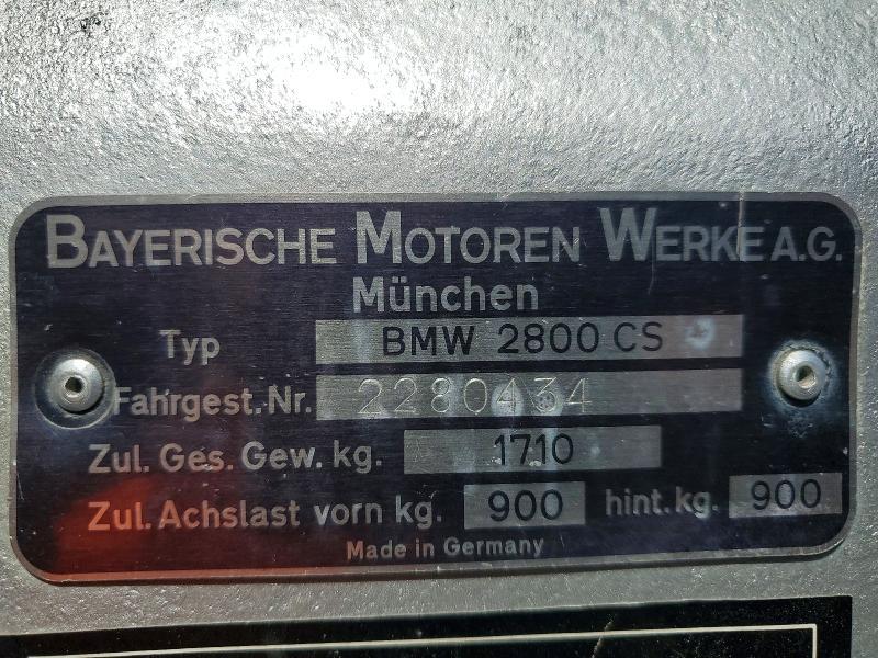 1971 BMW 3.0 CSI — Фото 12 из 12