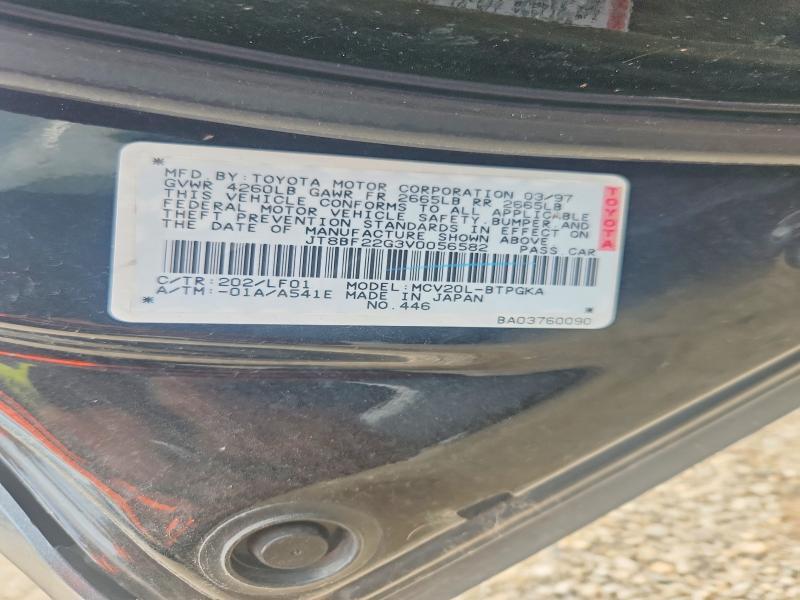 JT8BF22G3V0056582 1997 LEXUS ES photo no. 12