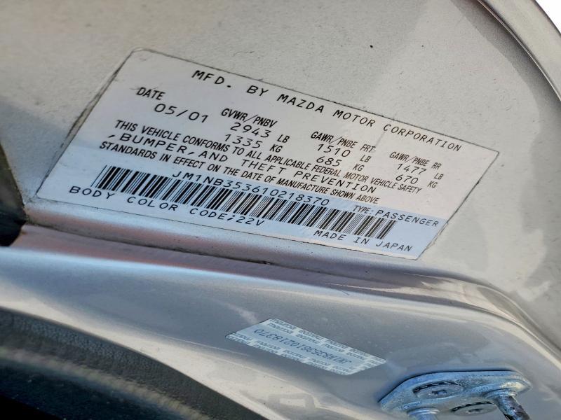 2001 MAZDA MX-5 MIATA BASE — Фото 12 из 12