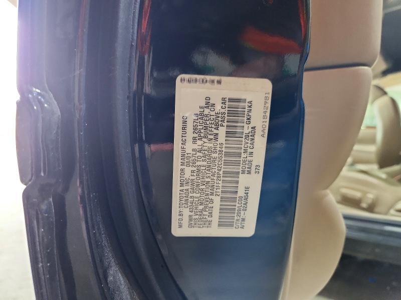 2T1FF28P42C553846 2002 TOYOTA CAMRY SOLARA photo no. 12