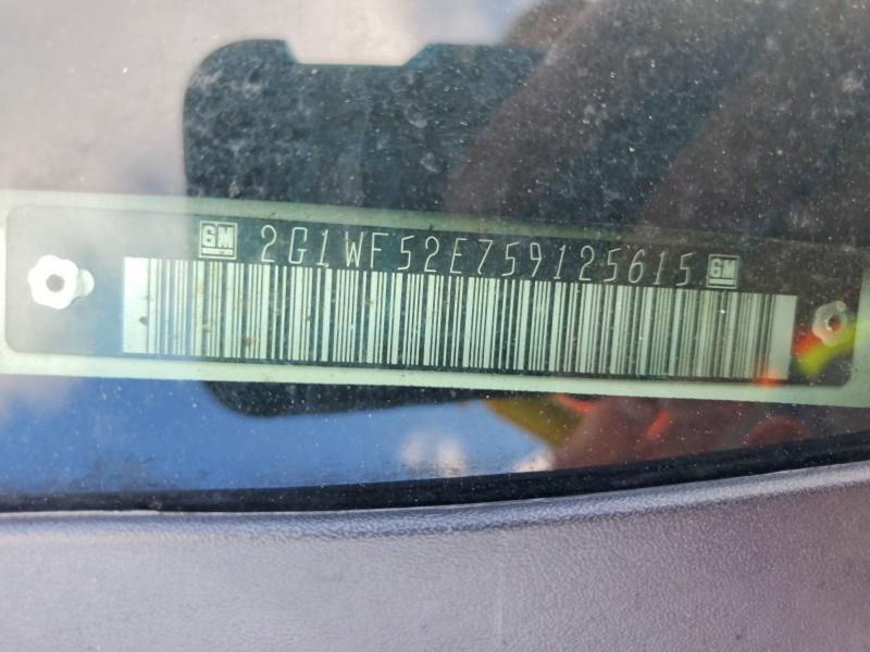 2G1WF52E759125615 2005 CHEVROLET IMPALA photo no. 12