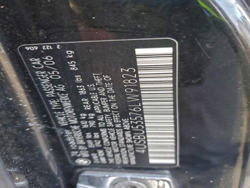 4USBU53576LW91823 2006 BMW Z4 photo no. 12