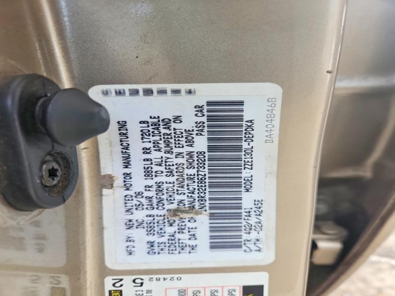 1NXBR32E86Z733208 2006 TOYOTA COROLLA photo no. 12