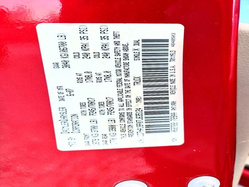 1D7HA18P07J635124 2007 DODGE RAM 1500 photo no. 12