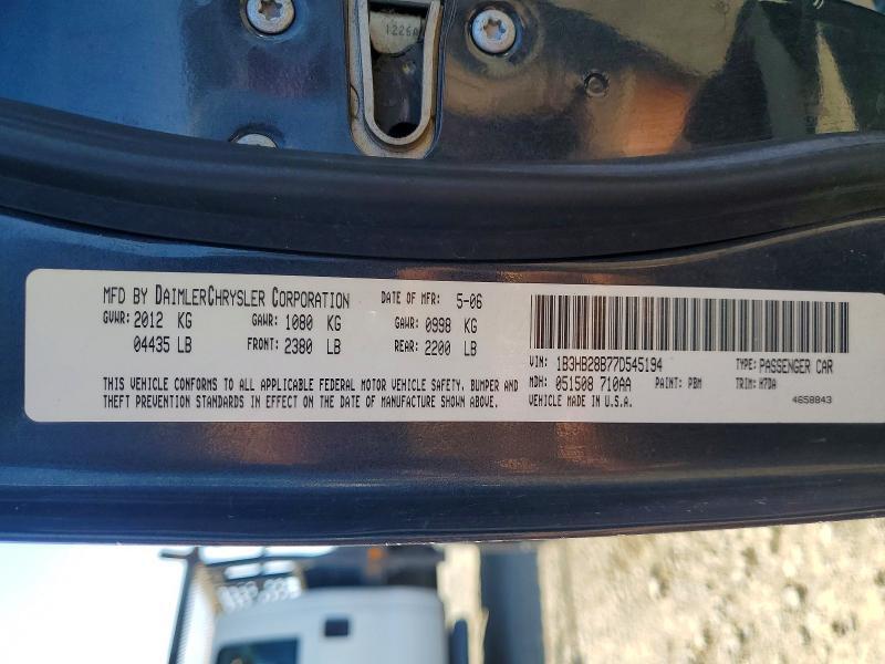 2007 DODGE CALIBER — Фото 13 из 13