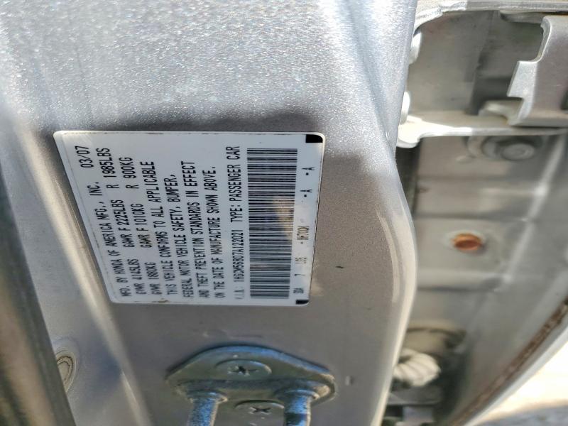 1HGCM56807A122021 2007 HONDA ACCORD photo no. 12