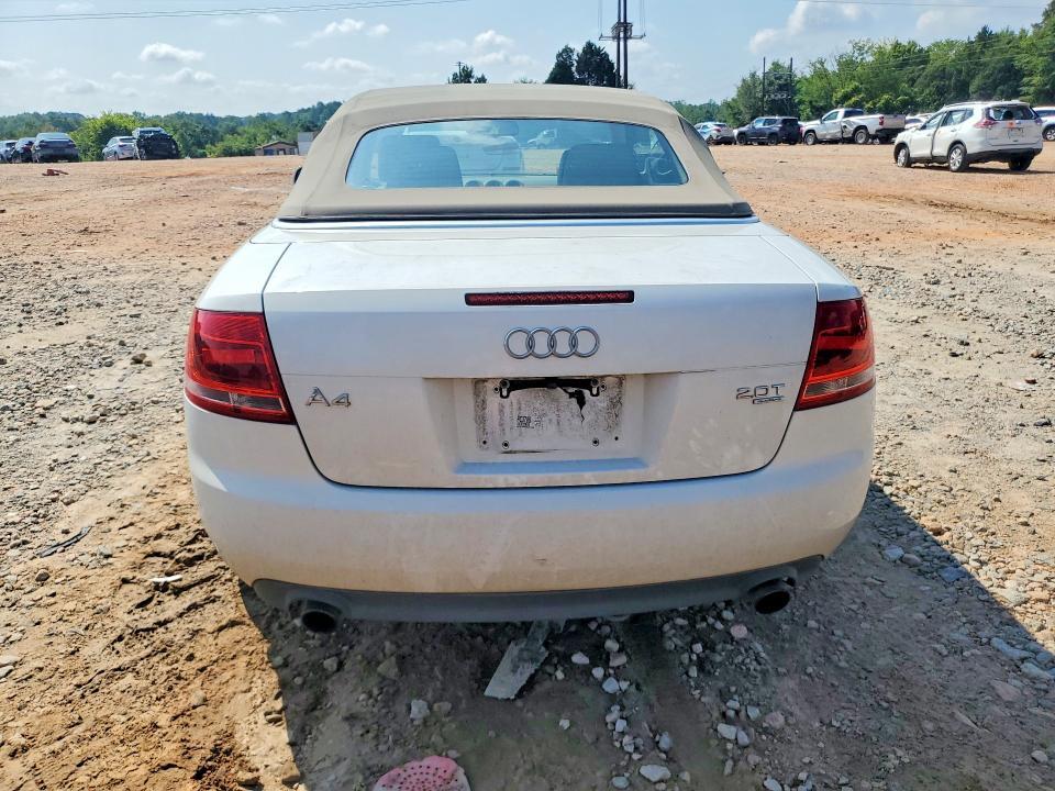2008 AUDI A4 2.0T CABRIOLET QUATTRO — Фото 6 из 12