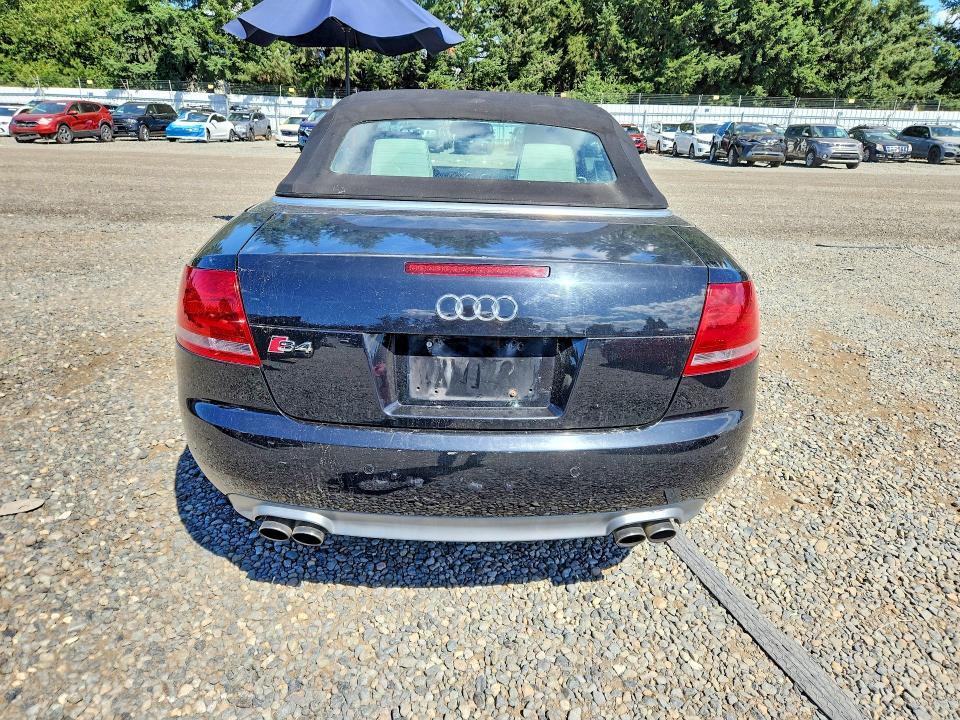 2008 AUDI S4 QUATTRO CABRIOLET — Фото 6 из 12
