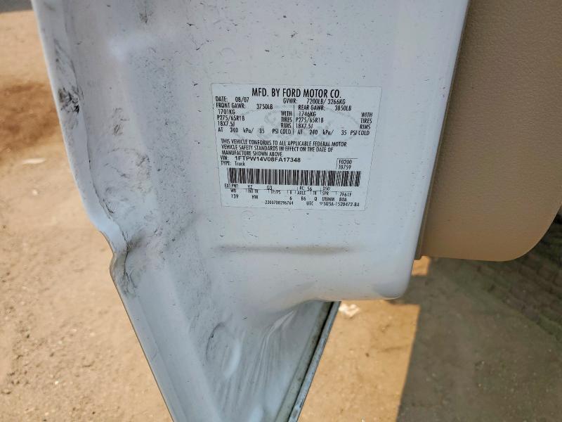 1FTPW14V08FA17348 2008 FORD F150 photo no. 12