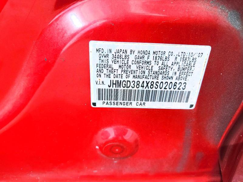 2008 HONDA FIT — Фото 12 из 12