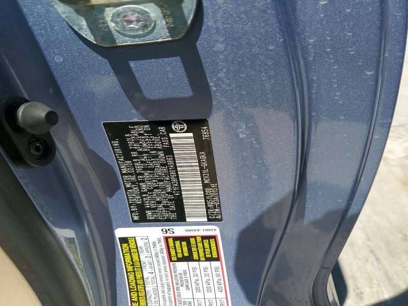 4T1FA38P68U149863 2008 TOYOTA CAMRY SOLARA photo no. 12