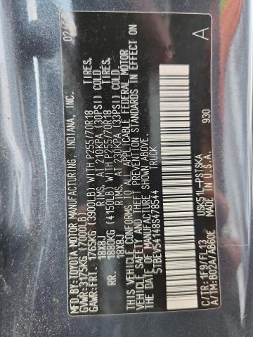 5TBEV54148S478544 2008 TOYOTA TUNDRA photo no. 12