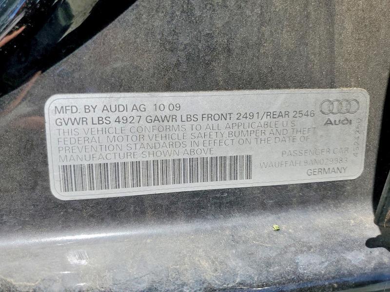 2010 AUDI A4 PREMIUM PLUS — Фото 12 из 12