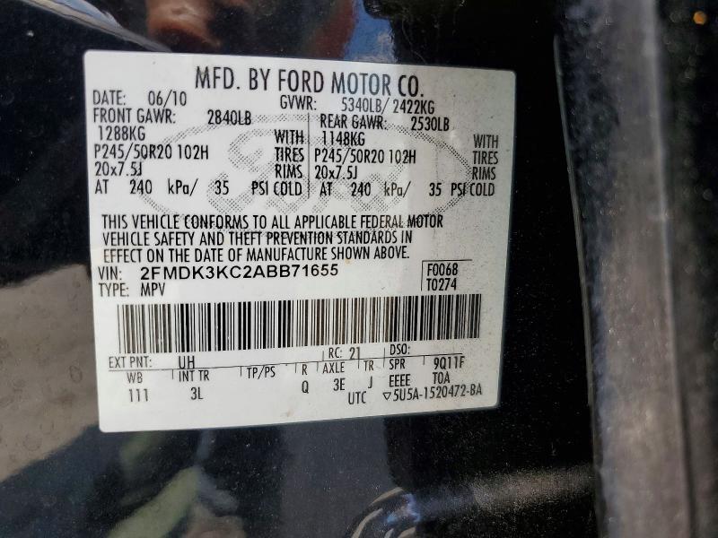 2010 FORD EDGE LIMITED — Фото 13 из 13