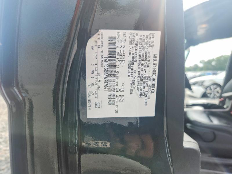 1FAHP3GN8AW287061 2010 FORD FOCUS photo no. 12