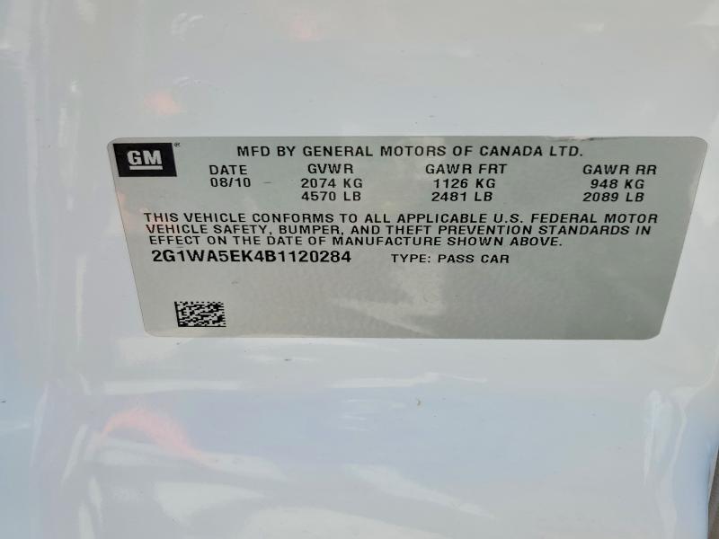 2011 CHEVROLET IMPALA LS — Фото 12 из 12