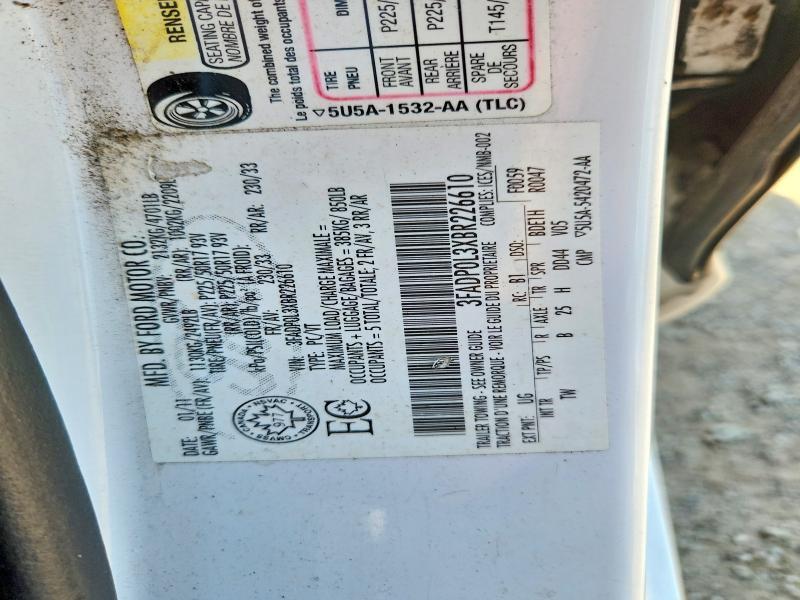 2011 FORD FUSION HYBRID — Фото 13 из 13