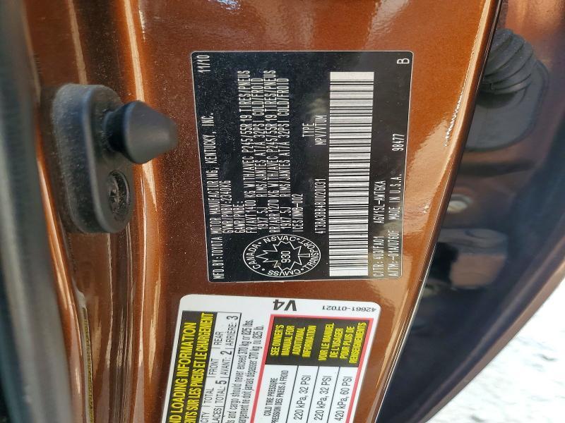 2011 TOYOTA VENZA AWD 4CYL — Фото 13 из 13