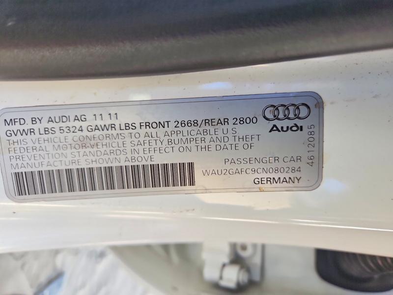 2012 AUDI A7 PRESTIGE — Фото 12 из 12