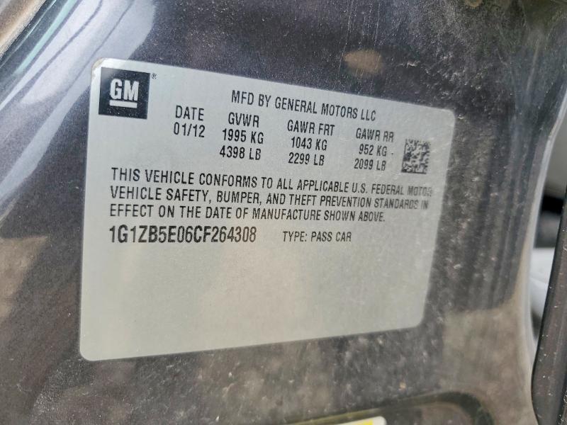 1G1ZB5E06CF264308 2012 CHEVROLET MALIBU photo no. 12