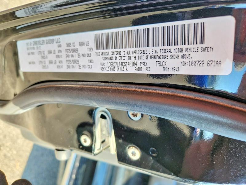 1C6RD7LT4CS146184 2012 DODGE RAM 1500 photo no. 12
