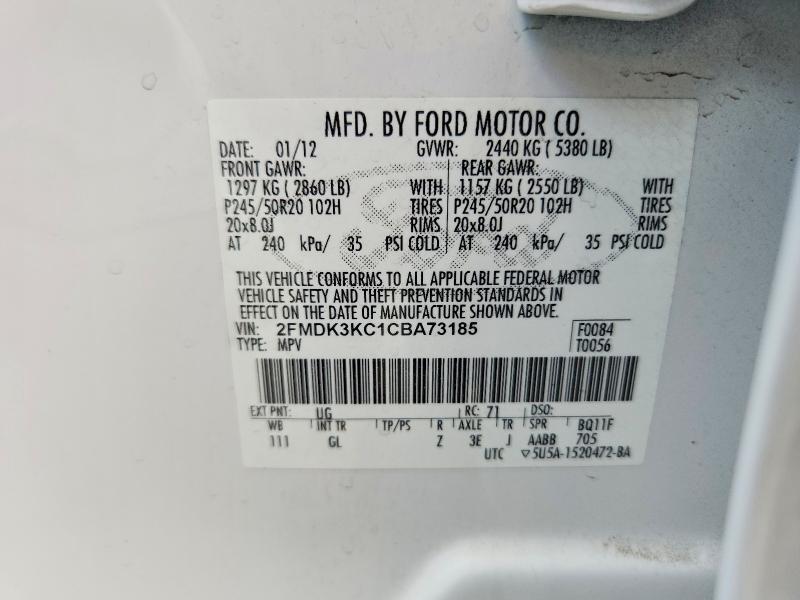 2012 FORD EDGE LIMITED — Фото 14 из 14