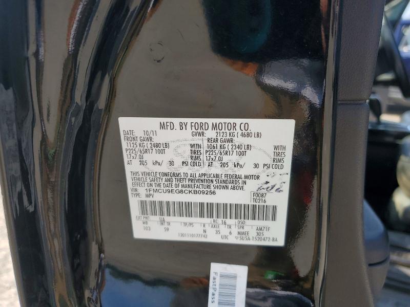 2012 FORD ESCAPE LIMITED — Фото 13 из 13