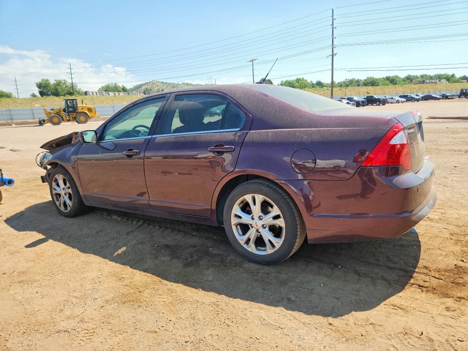 3FAHP0HA3CR378187 2012 FORD FUSION photo no. 2