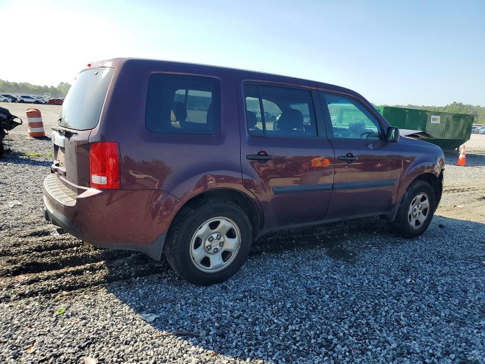 2012 HONDA PILOT LX — Фото 3 из 13