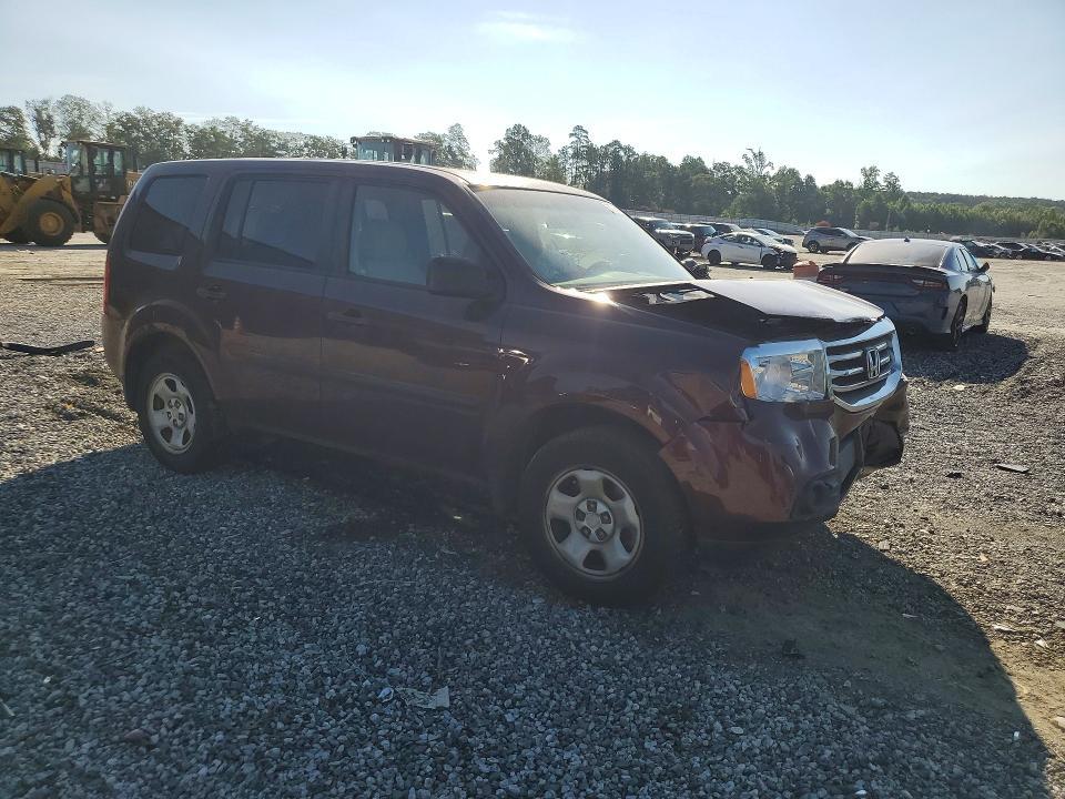 2012 HONDA PILOT LX — Фото 4 из 13