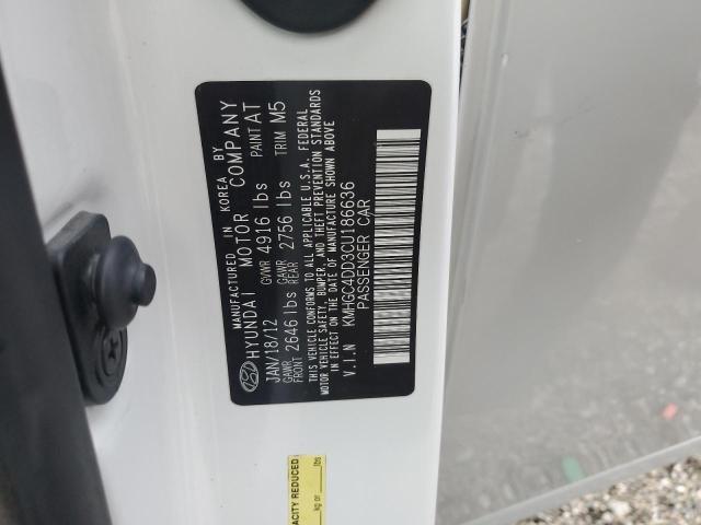 2012 HYUNDAI GENESIS 3.8L — Фото 12 из 12