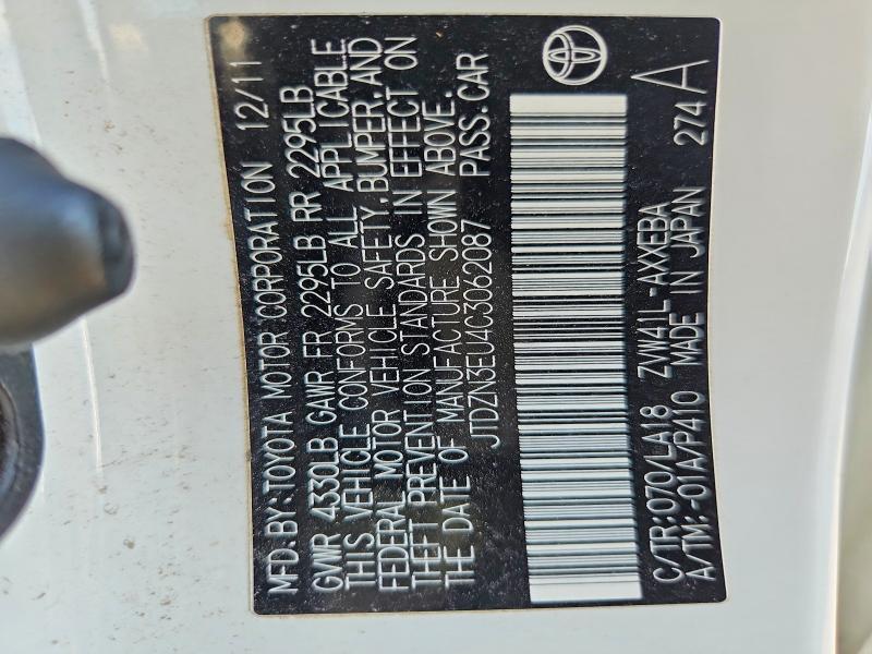 2012 TOYOTA PRIUS V FIVE — Фото 13 из 13