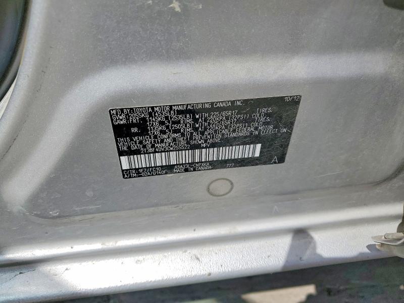 2T3BF4DV3CW255522 2012 TOYOTA RAV4 photo no. 12