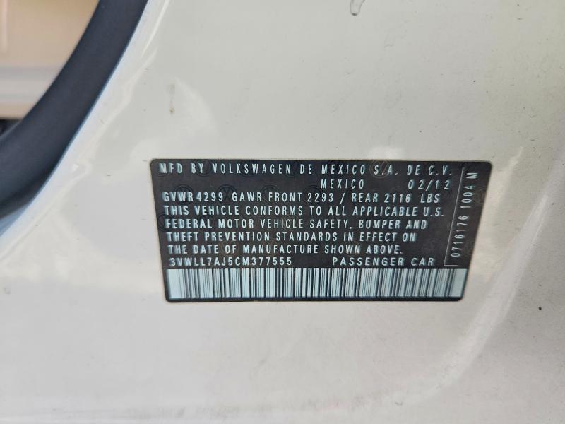 2012 VOLKSWAGEN JETTA TDI — Фото 12 из 12