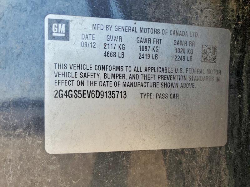 2G4GS5EV6D9135713 2013 BUICK REGAL photo no. 12