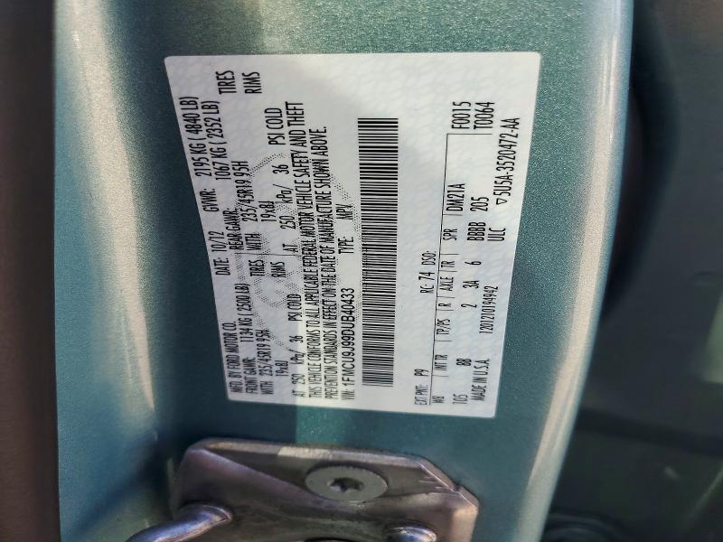 2013 FORD ESCAPE TITANIUM — Фото 13 из 13