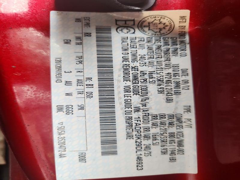 1FADP3K29DL146923 2013 FORD FOCUS photo no. 12
