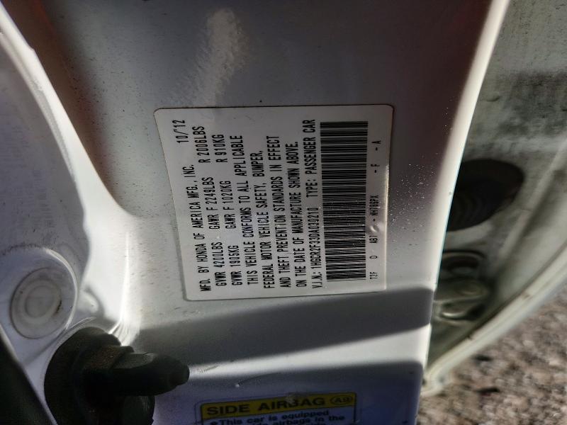 1HGCR2F33DA030210 2013 HONDA ACCORD photo no. 12