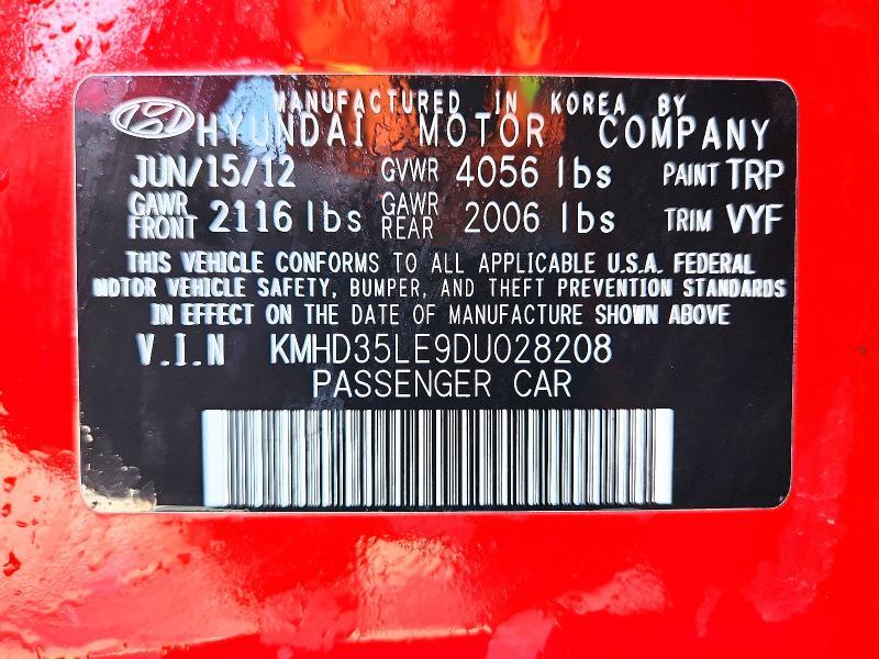 2013 HYUNDAI ELANTRA GT BASE — Фото 13 из 13
